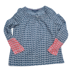 Blusa Tommy Hilfiger Bicolor De Mujer Extra Chica
