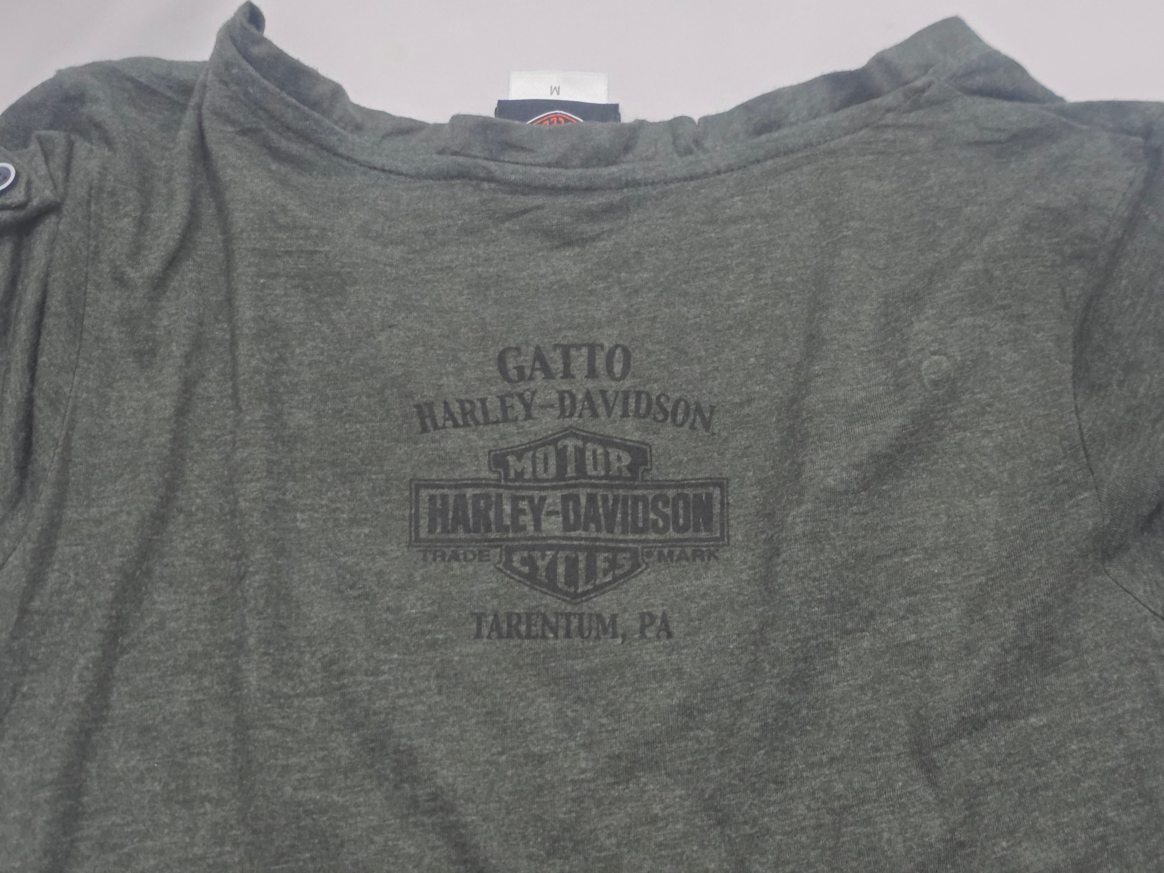 Playera Harley Davidson De Mujer Talla Mediana Color Verde