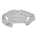 Playera Corta Gymshark Mujer Mediana Blanco Manga Larga