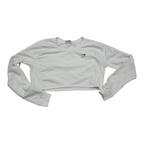 Playera Corta Gymshark Mujer Mediana Blanco Manga Larga