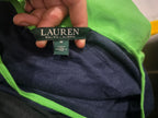 Playera Ralph Lauren De Mujer Mefiana Verde Con Azul
