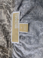 Blusa Michael Kors De Mujer Animal Print Cafe