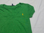 Playera Ralph Lauren Verde Poni Amarillo De Mujer Grande