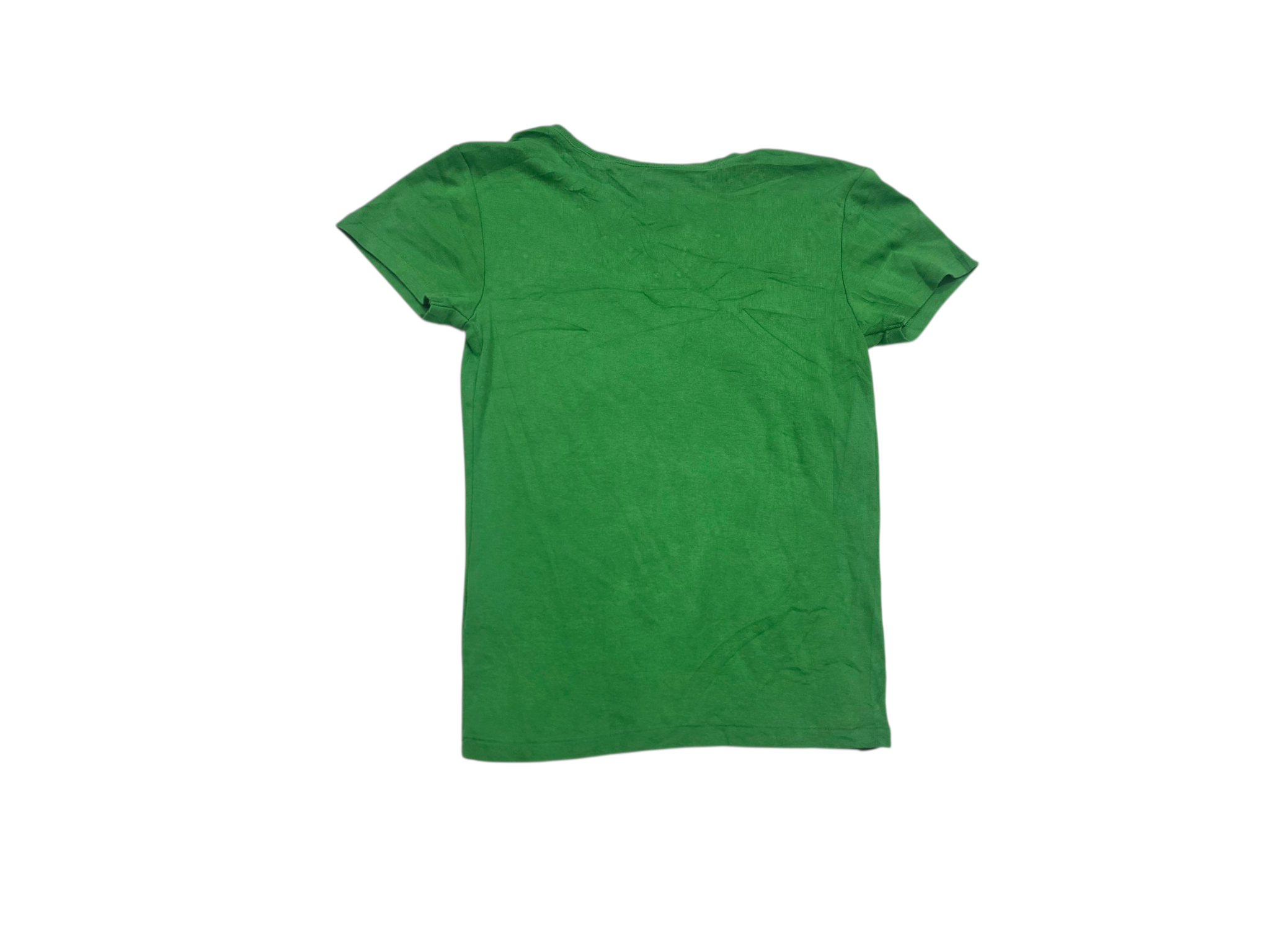Playera Ralph Lauren Verde Poni Amarillo De Mujer Grande