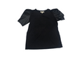 Blusa Michael Kors De Mujer Talla Grande Negro Vinipiel