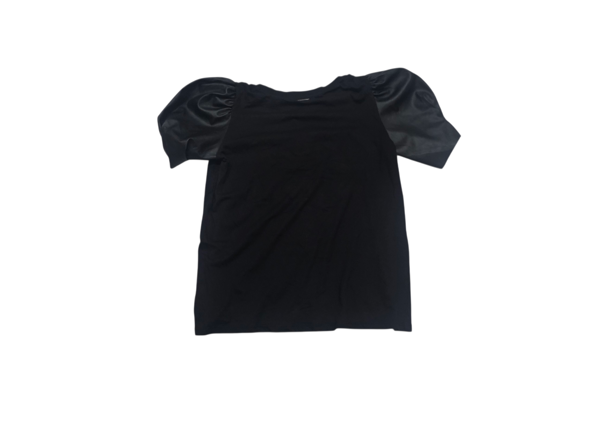 Blusa Michael Kors De Mujer Talla Grande Negro Vinipiel