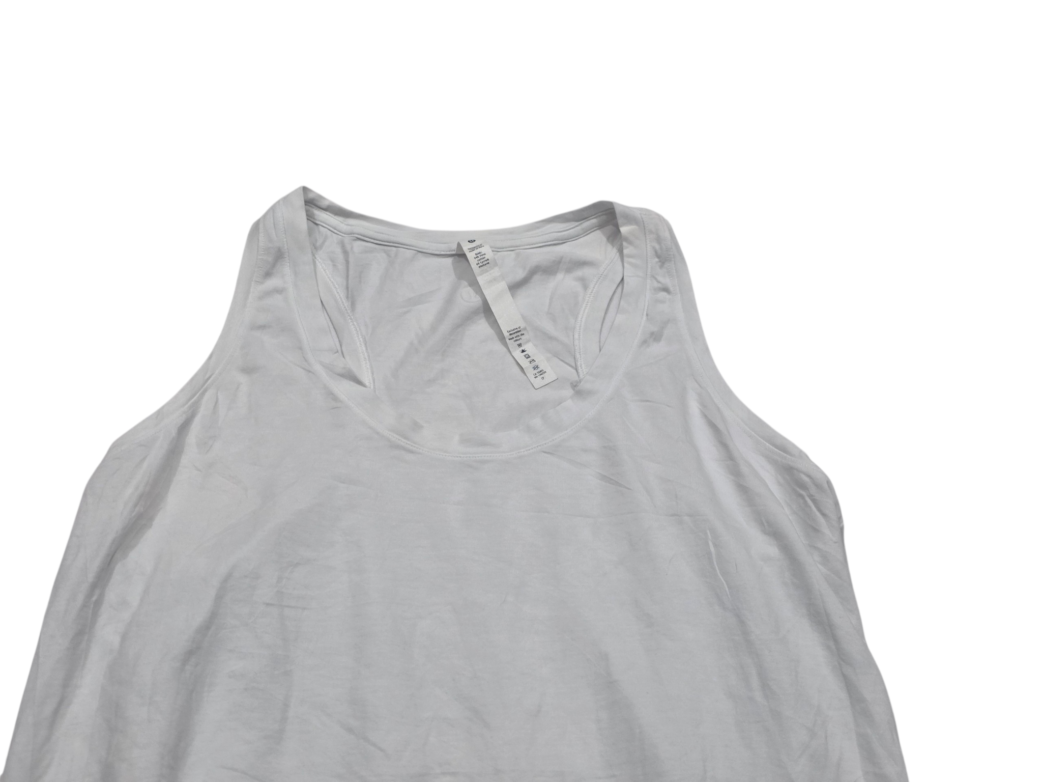 Playera Lululemon Sin Mangas De Mujer Talla 14 Color Blanco