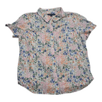 Camisa Manga Corta Tommy Hilfiger De Mujer Rosa Con Flores