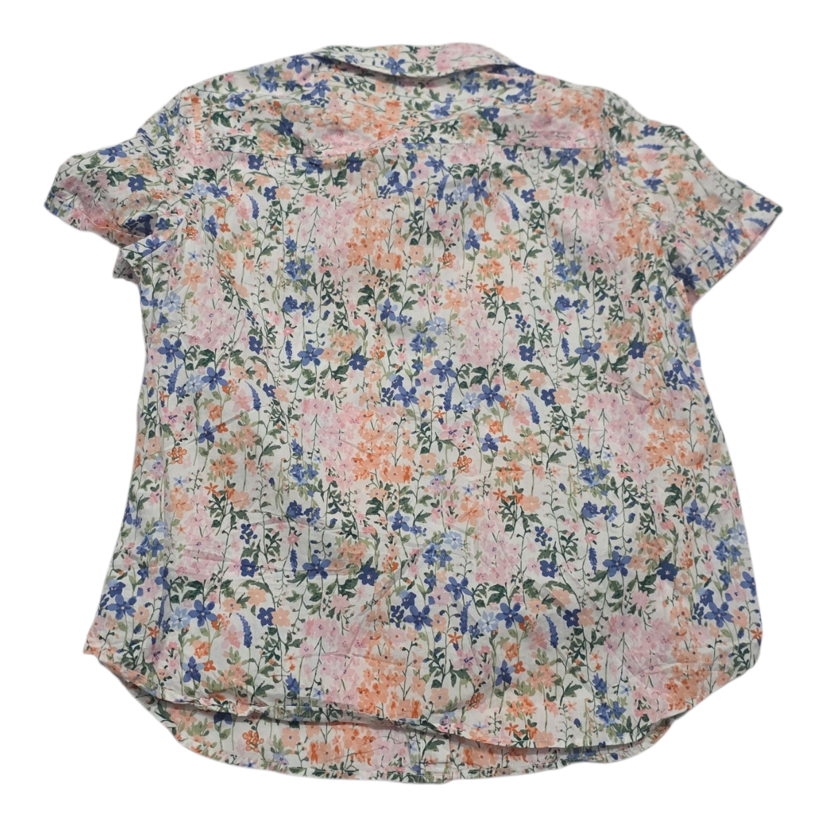 Camisa Manga Corta Tommy Hilfiger De Mujer Rosa Con Flores
