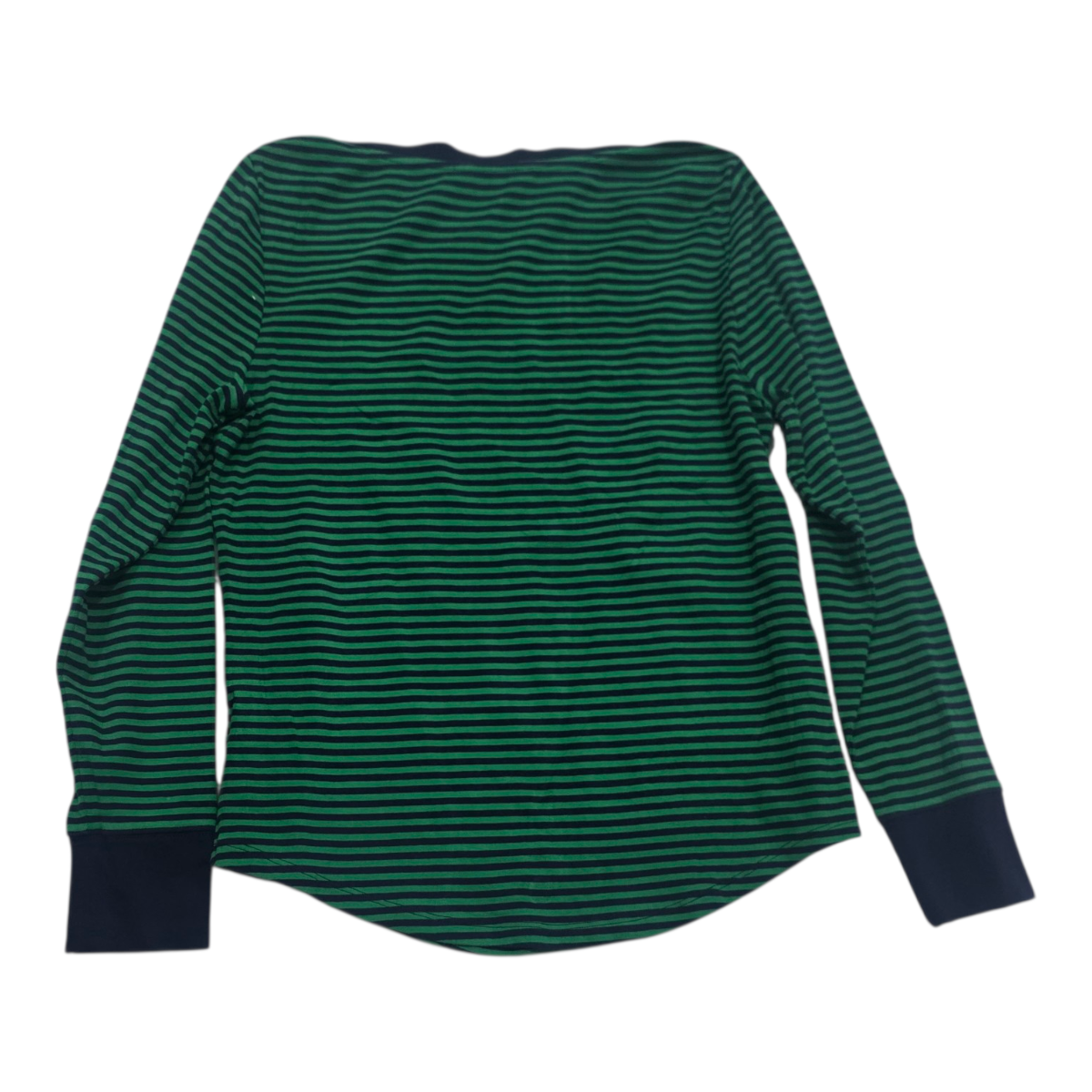 Playera Ralph Lauren Extra Grande Verde/azul Manga Larga