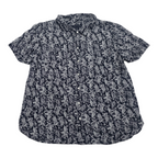 Camisa Tommy Hilfiger Floreada Azul/blanco Talla Xxl Mujer