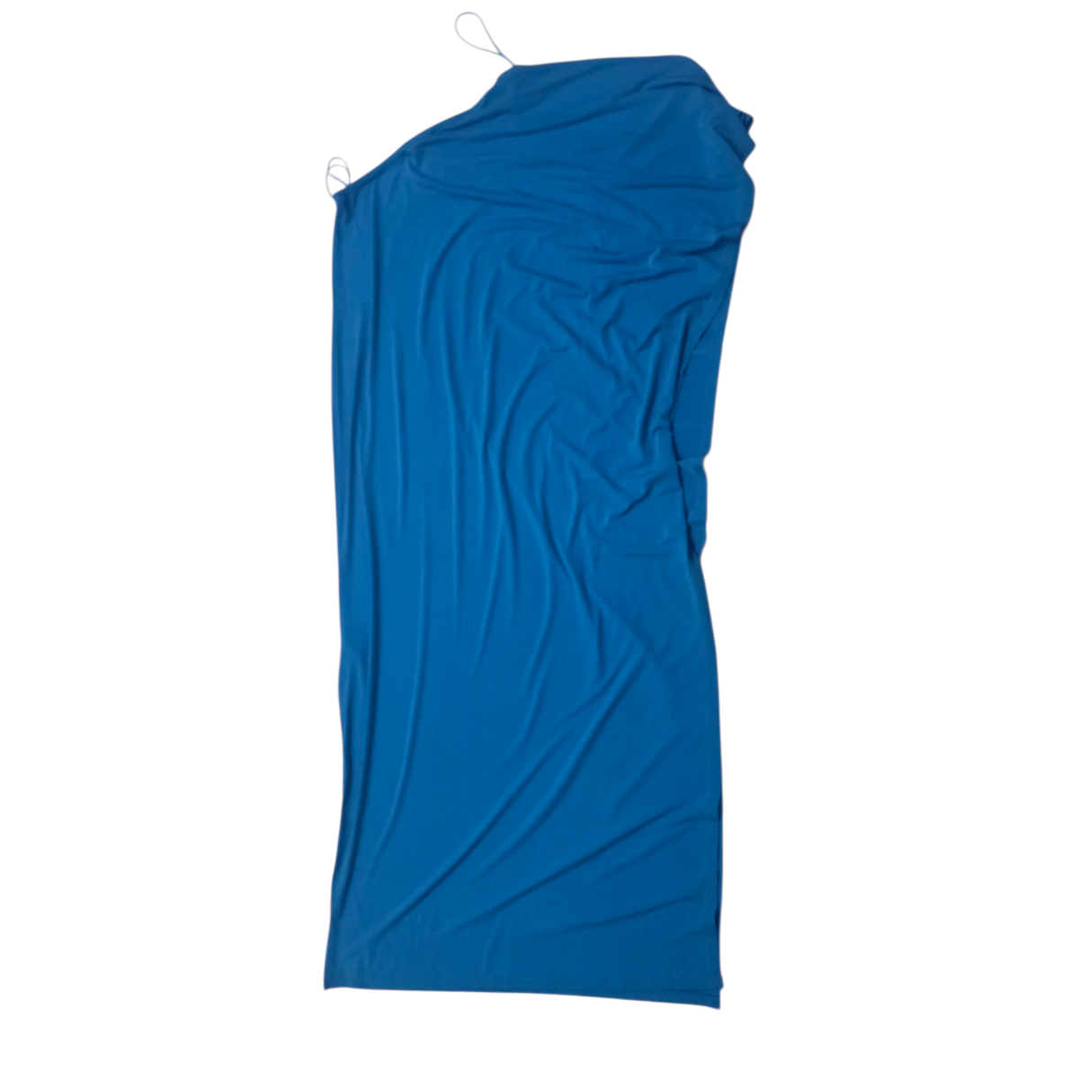 Vestido Michael Kors Azul Turquesa Xxs Drapeado Stretch