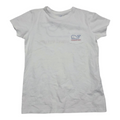 Playera Vineyard Vines Mujer Extra Chica Blanco Manga Corta