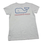 Playera Vineyard Vines Mujer Extra Chica Blanco Manga Corta