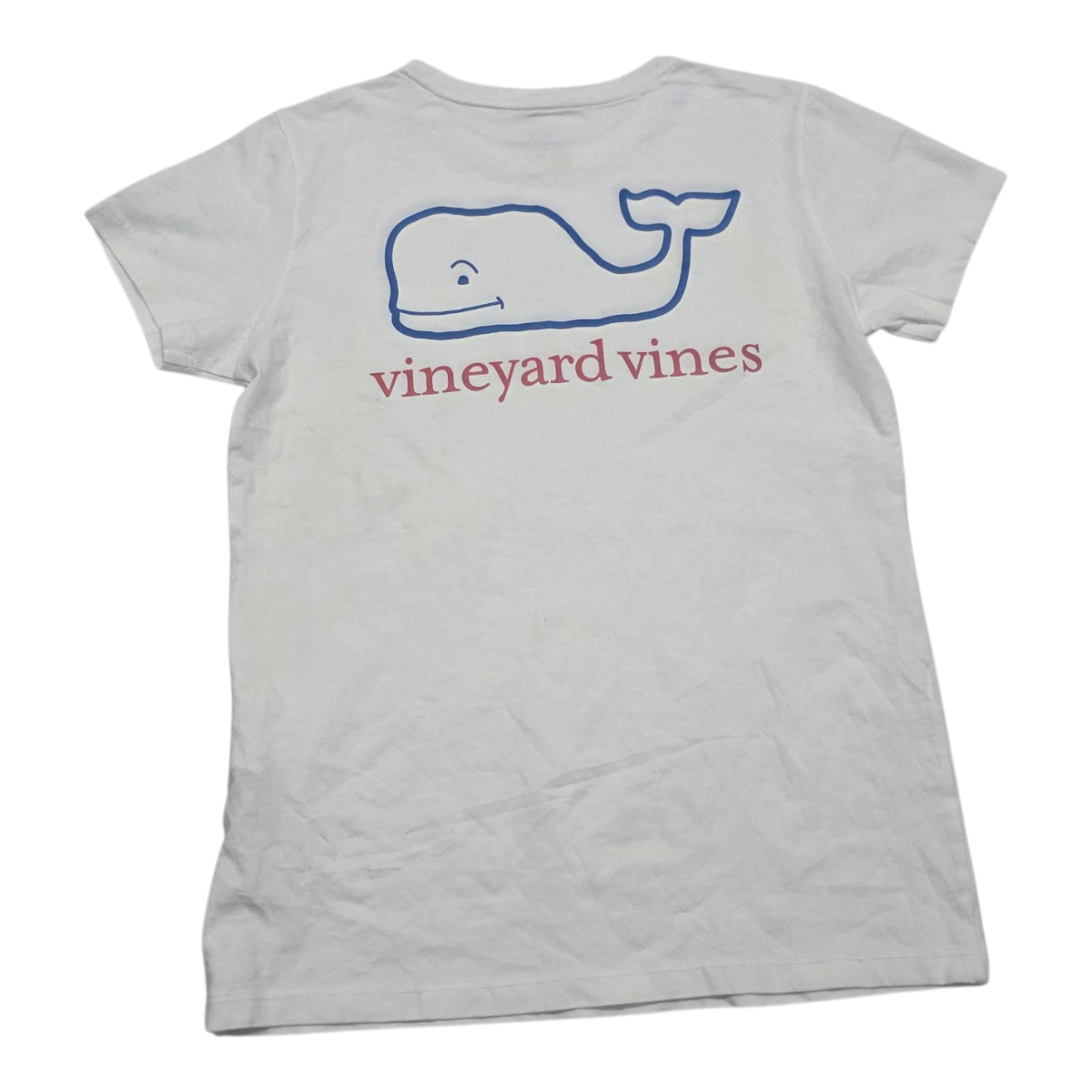 Playera Vineyard Vines Mujer Extra Chica Blanco Manga Corta