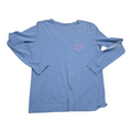 Playera Vineyard Vines Mujer Extra Chica Azul Manga Larga