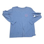 Playera Vineyard Vines Mujer Extra Chica Azul Manga Larga