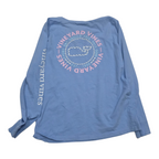 Playera Vineyard Vines Mujer Extra Chica Azul Manga Larga