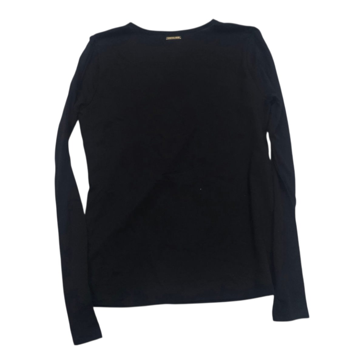 Playera Michael Kors Mujer Extra Chica Manga Larga Negro