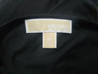 Playera Michael Kors Mujer Extra Chica Manga Larga Negro