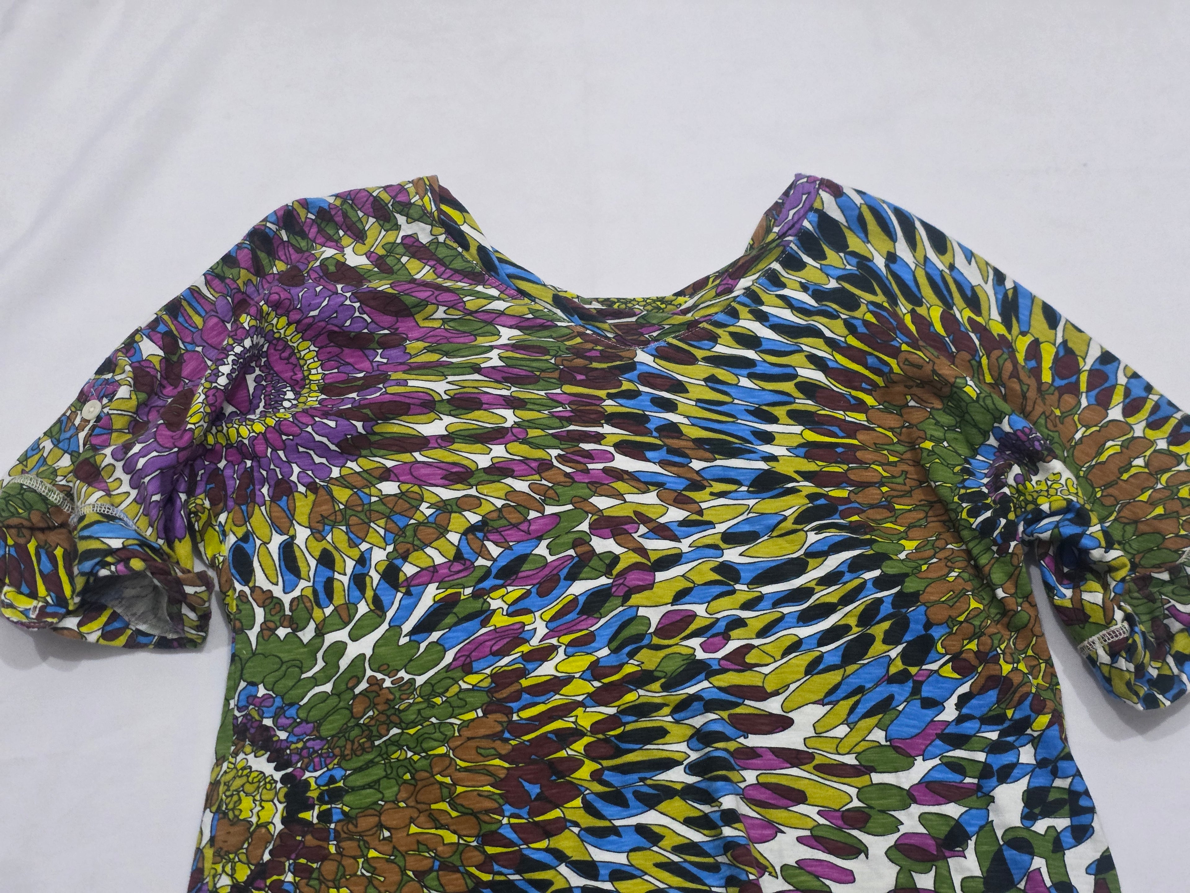 Playera Tommy Hilfiger Multicolor De Mujer Extra Chico