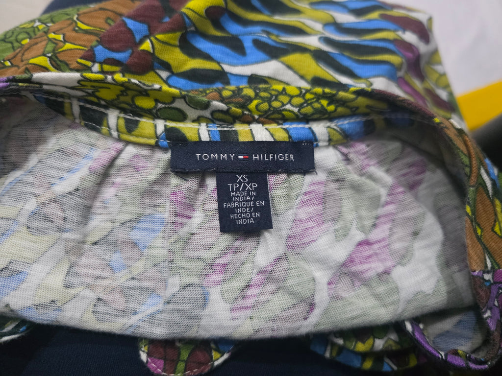 Playera Tommy Hilfiger Multicolor De Mujer Extra Chico