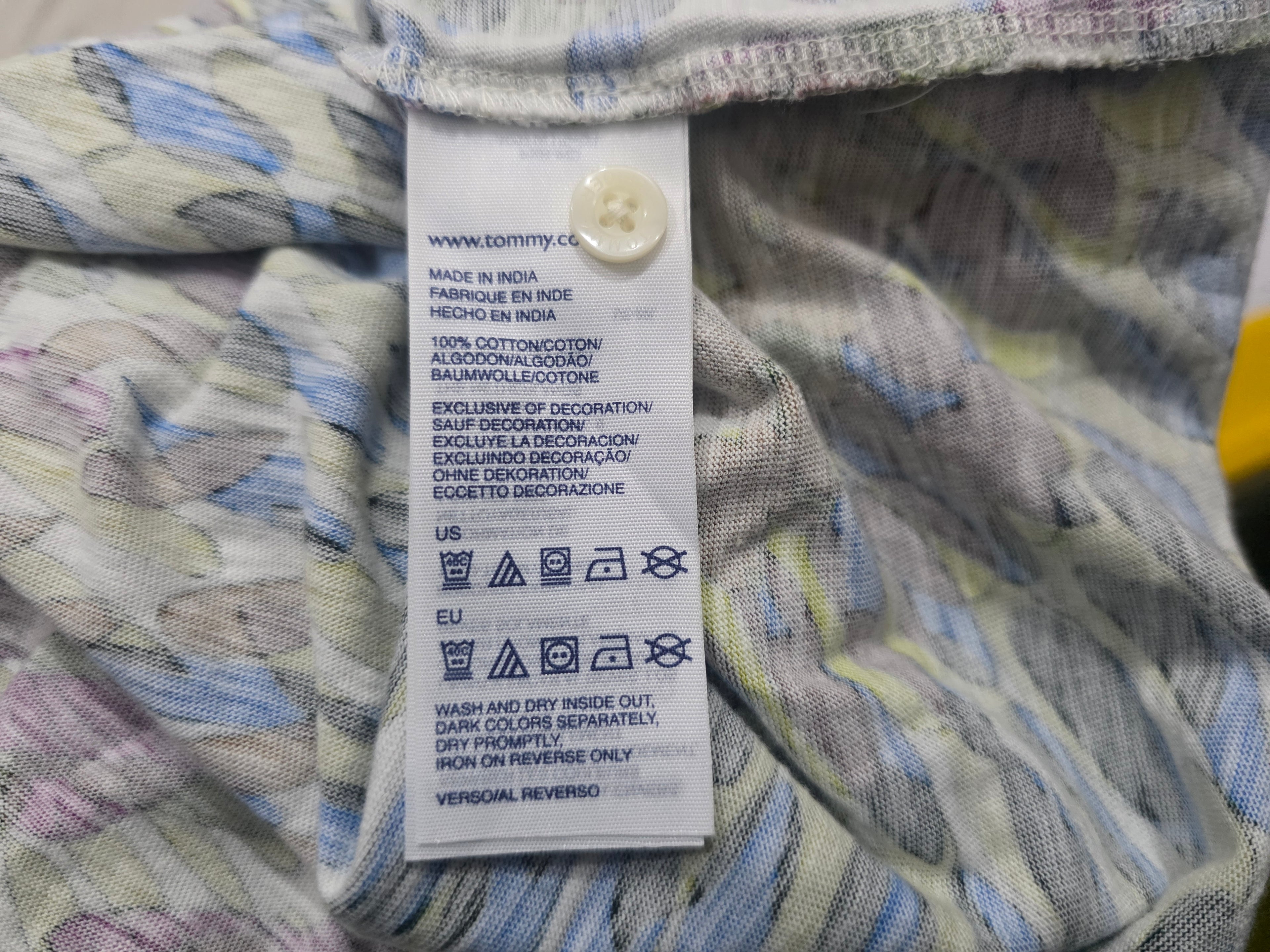 Playera Tommy Hilfiger Multicolor De Mujer Extra Chico