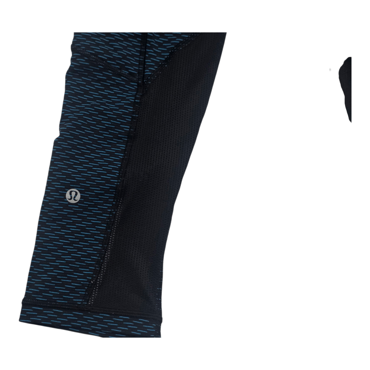 Legging Lululemon De Mujer Talla 2 Color Azul Con Negro
