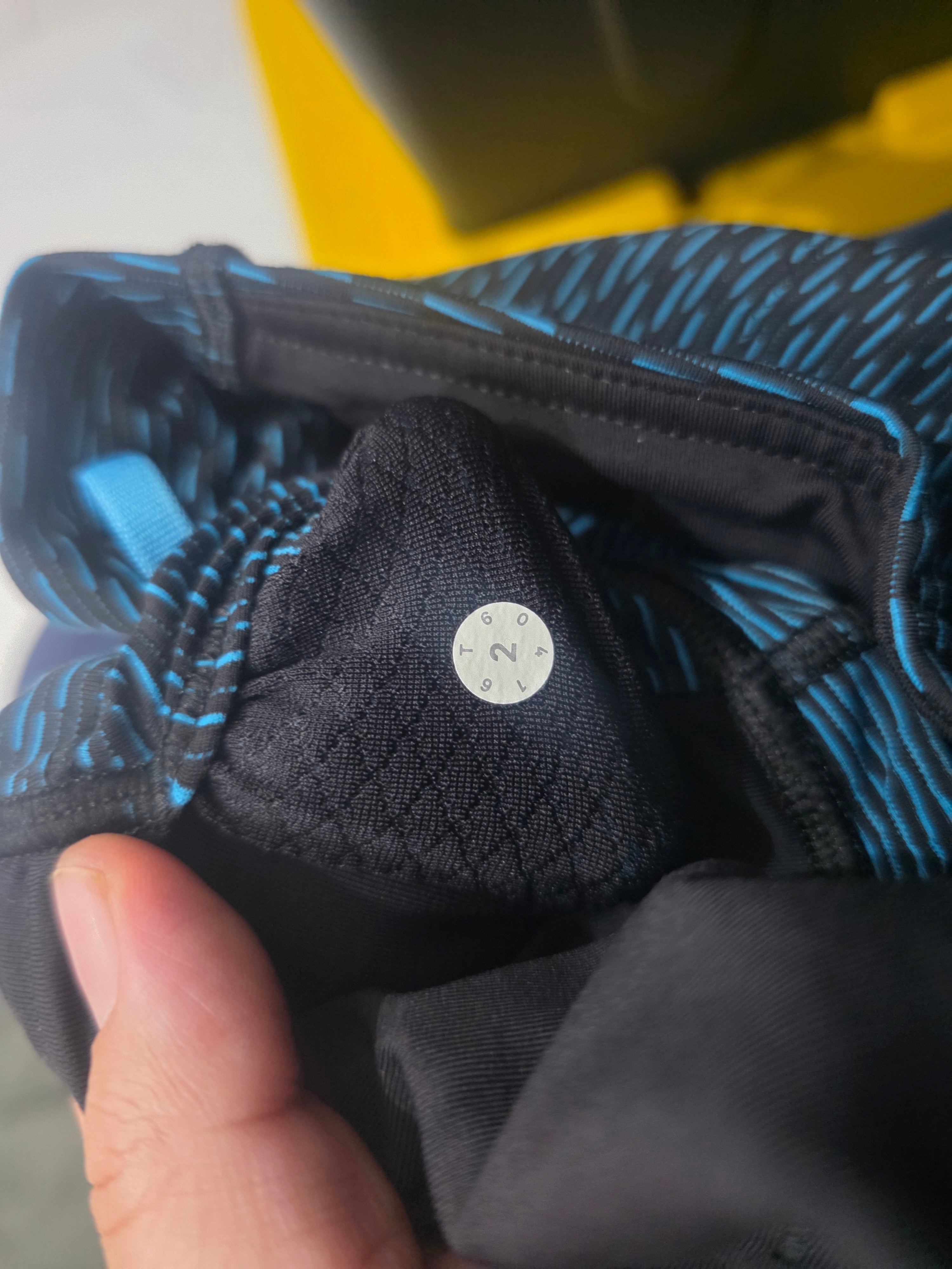 Legging Lululemon De Mujer Talla 2 Color Azul Con Negro
