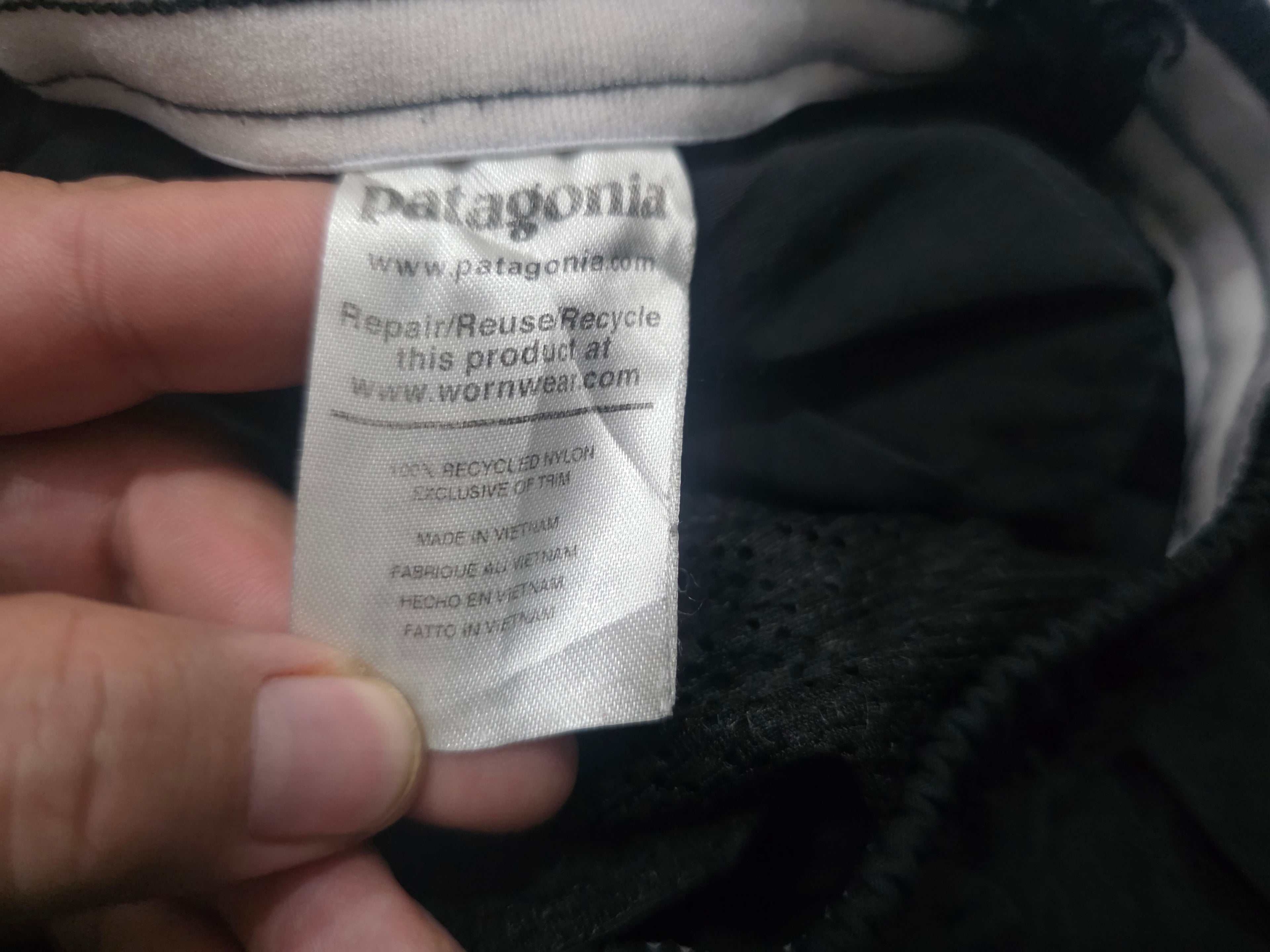 Short Patagonia De Mujer Talla Chica Color Negro