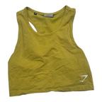 Playera Corta Amarilla Gymshark De Mujer Talla Chica