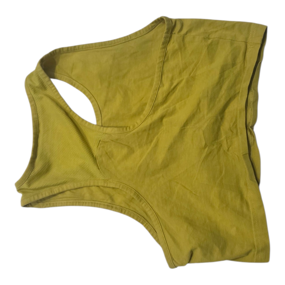 Playera Corta Amarilla Gymshark De Mujer Talla Chica