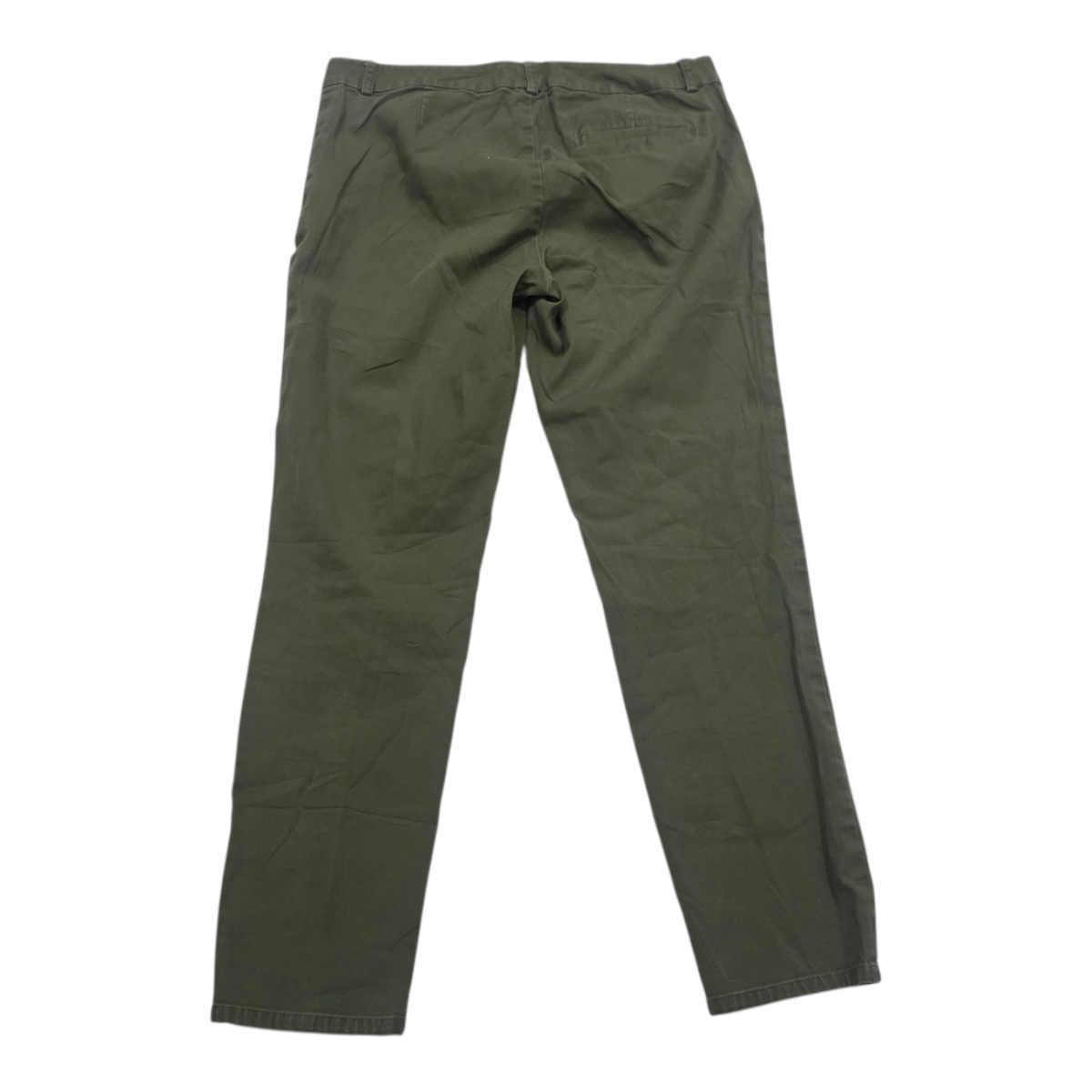 Pantalon Ralph Lauren Mujer Talla 4 Petite Color Verde Opaco