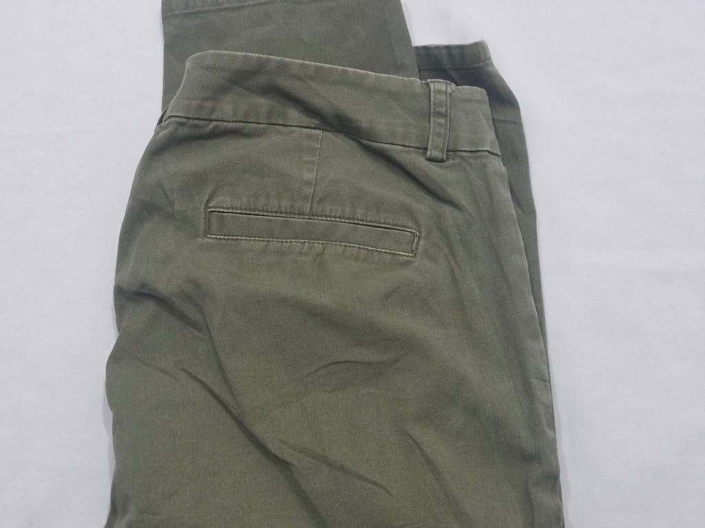 Pantalon Ralph Lauren Mujer Talla 4 Petite Color Verde Opaco