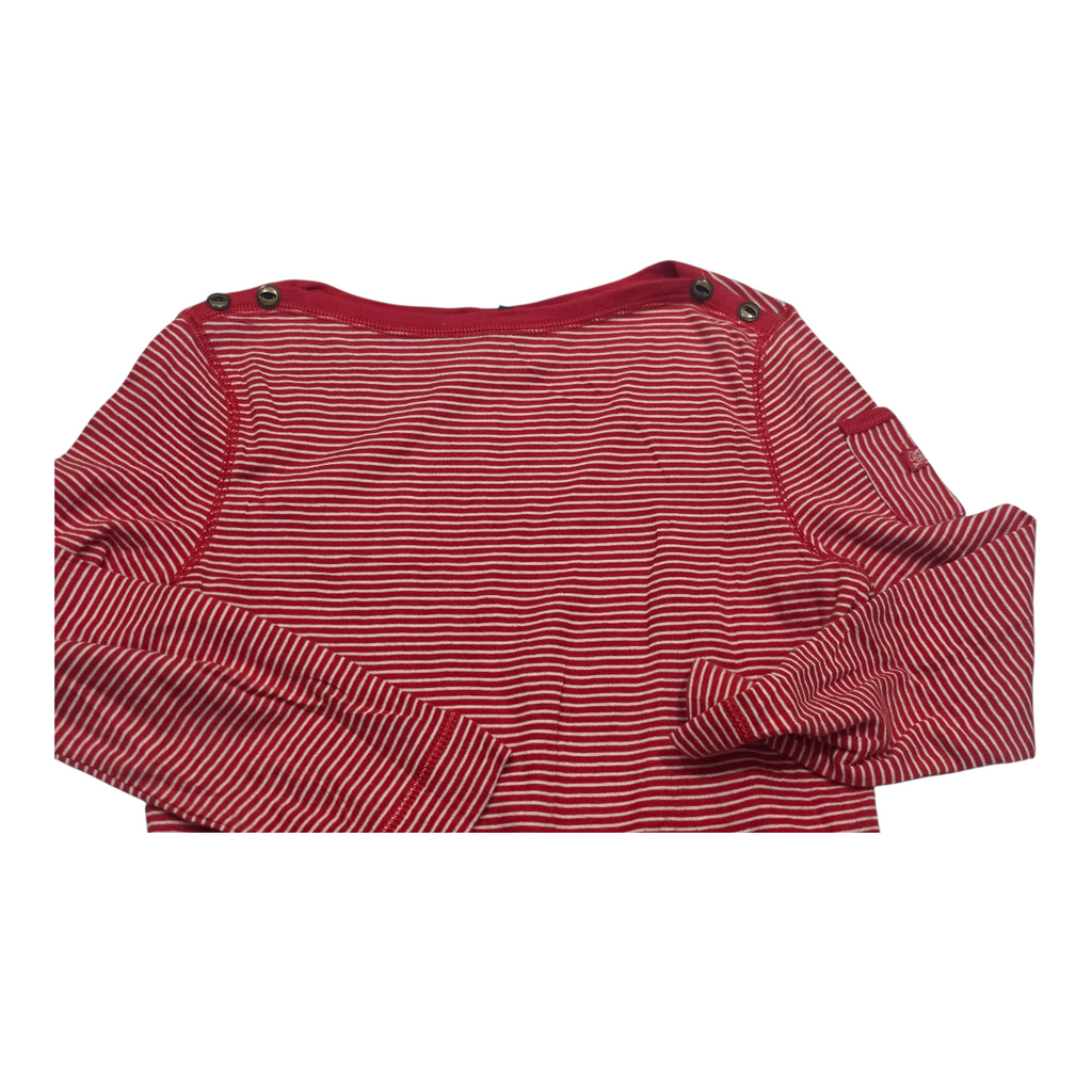 Playera Ralph Lauren Mujer Chica Color Coral Manga 3/4