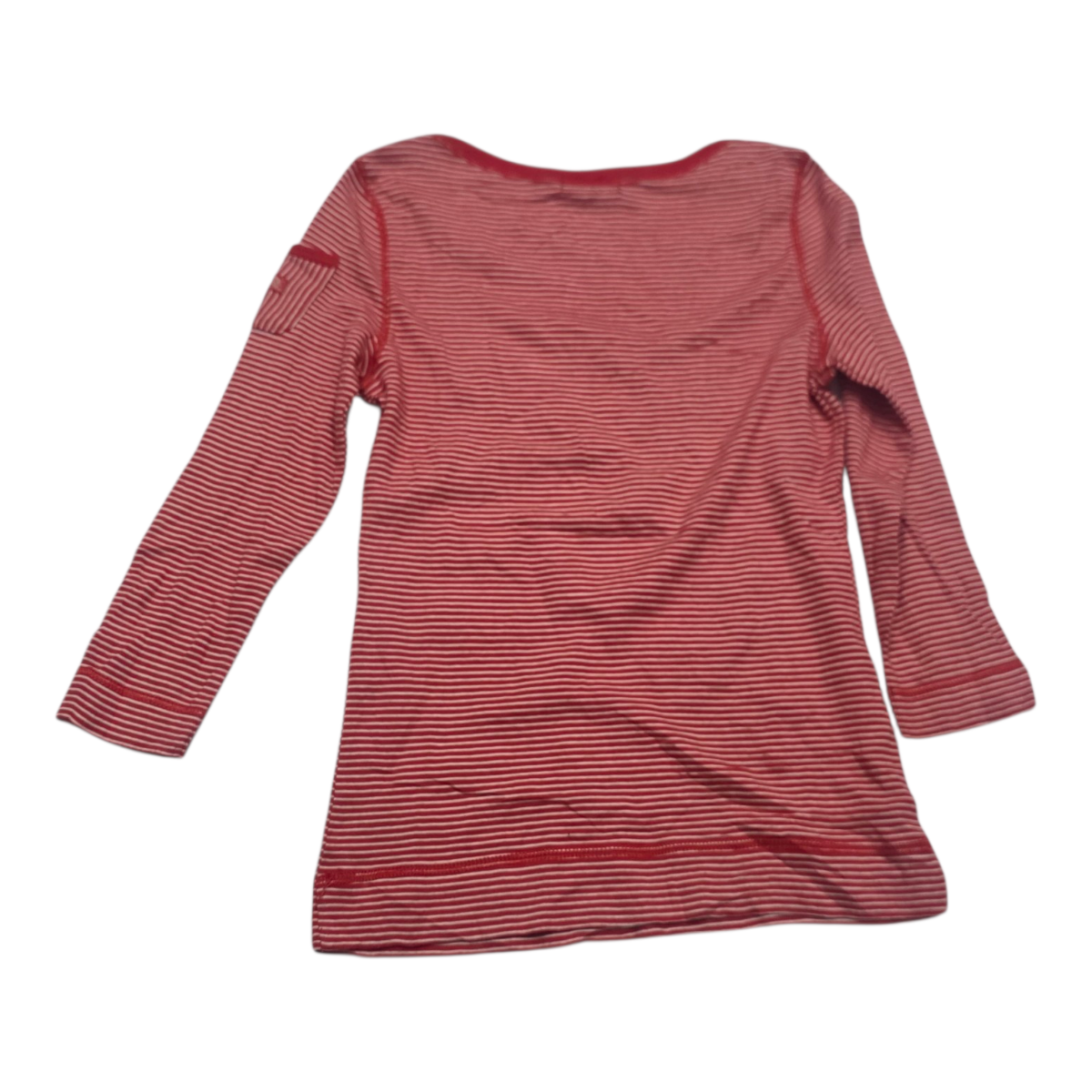 Playera Ralph Lauren Mujer Chica Color Coral Manga 3/4