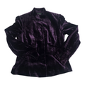 Blazer De Terciopelo Ralph Lauren Color Morado Mujer Talla 6