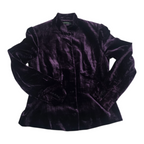Blazer De Terciopelo Ralph Lauren Color Morado Mujer Talla 6