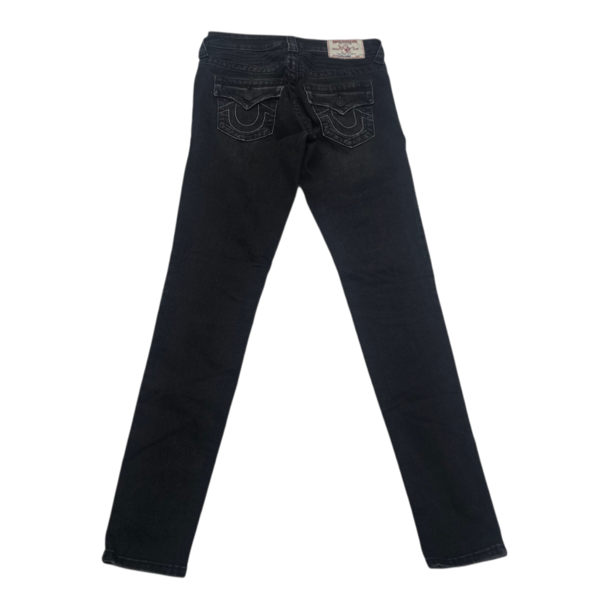 Pantalon True Religionmujer Talla 25 Color Gris Super Skinny