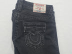 Pantalon True Religionmujer Talla 25 Color Gris Super Skinny