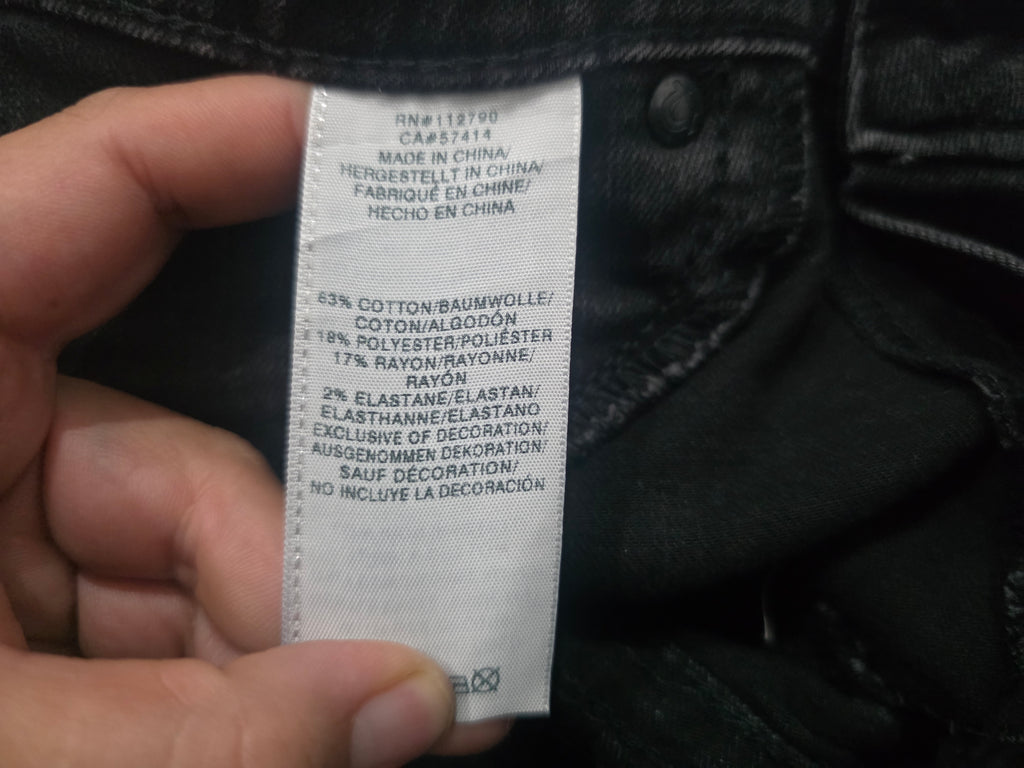 Pantalon True Religionmujer Talla 25 Color Gris Super Skinny