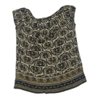 Blusa Michael Kors Mujer Talla Chica Color Verde Con Figuras