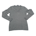 Sueter Tommy Hilfiger Mujer Chica Color Plateado Con Lineas