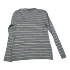 Sueter Tommy Hilfiger Mujer Chica Color Plateado Con Lineas