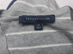 Sueter Tommy Hilfiger Mujer Chica Color Plateado Con Lineas