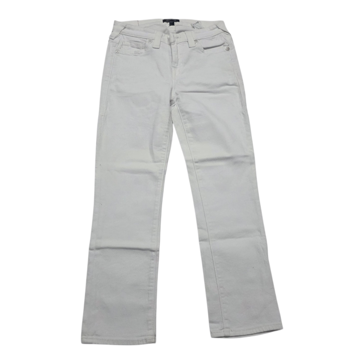 Pantalon True Religion Talla 26 Jennie Curvy Mid Rise Blanco