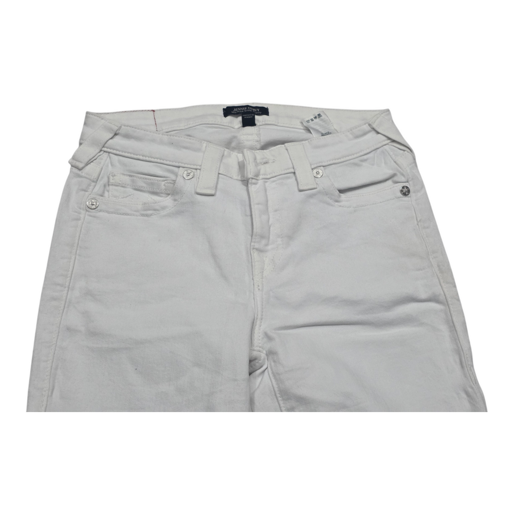Pantalon True Religion Talla 26 Jennie Curvy Mid Rise Blanco