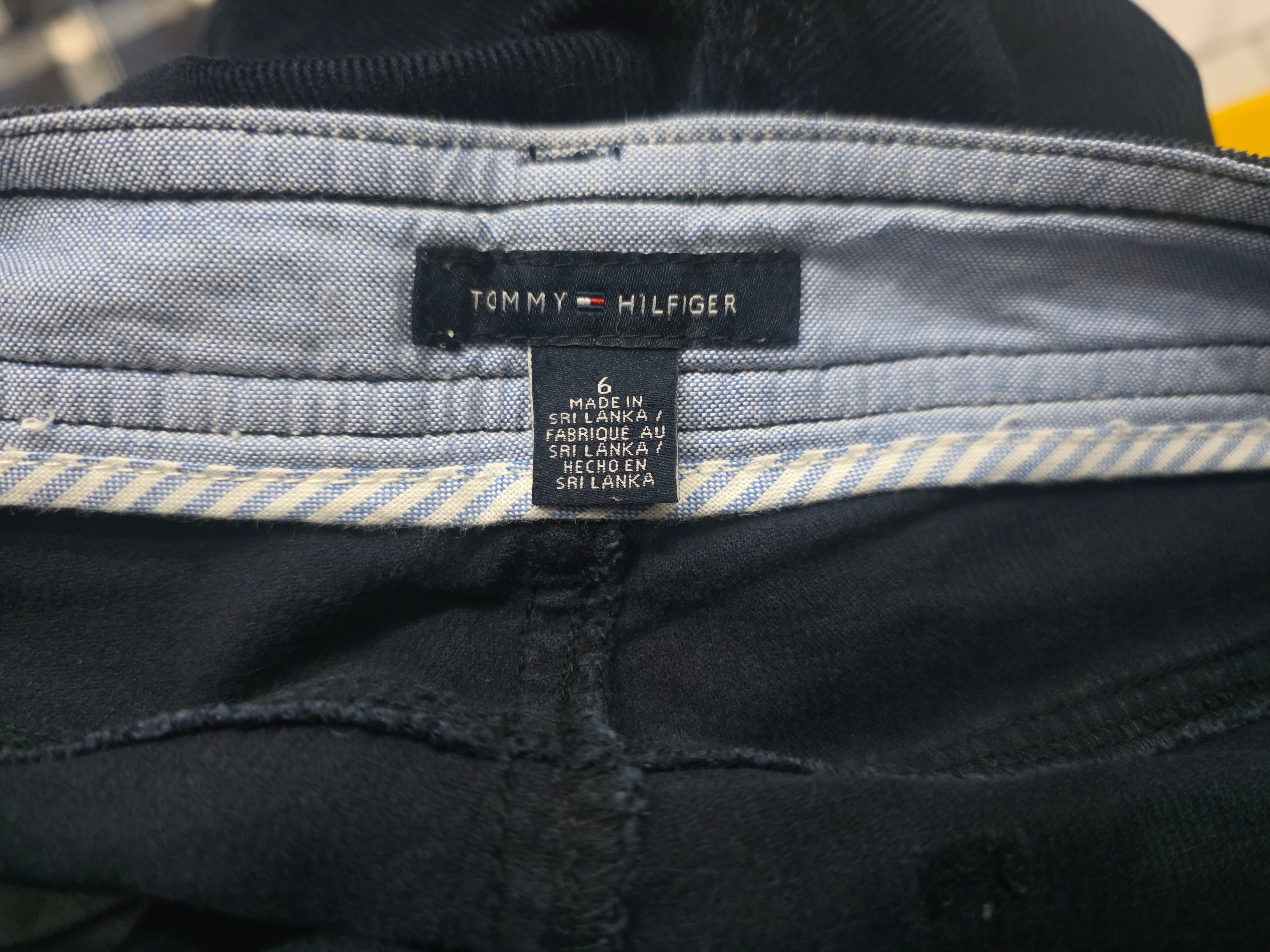 Pantalon Tommy Hilfiger De Mujer Talla 6 De Pana Color Azul