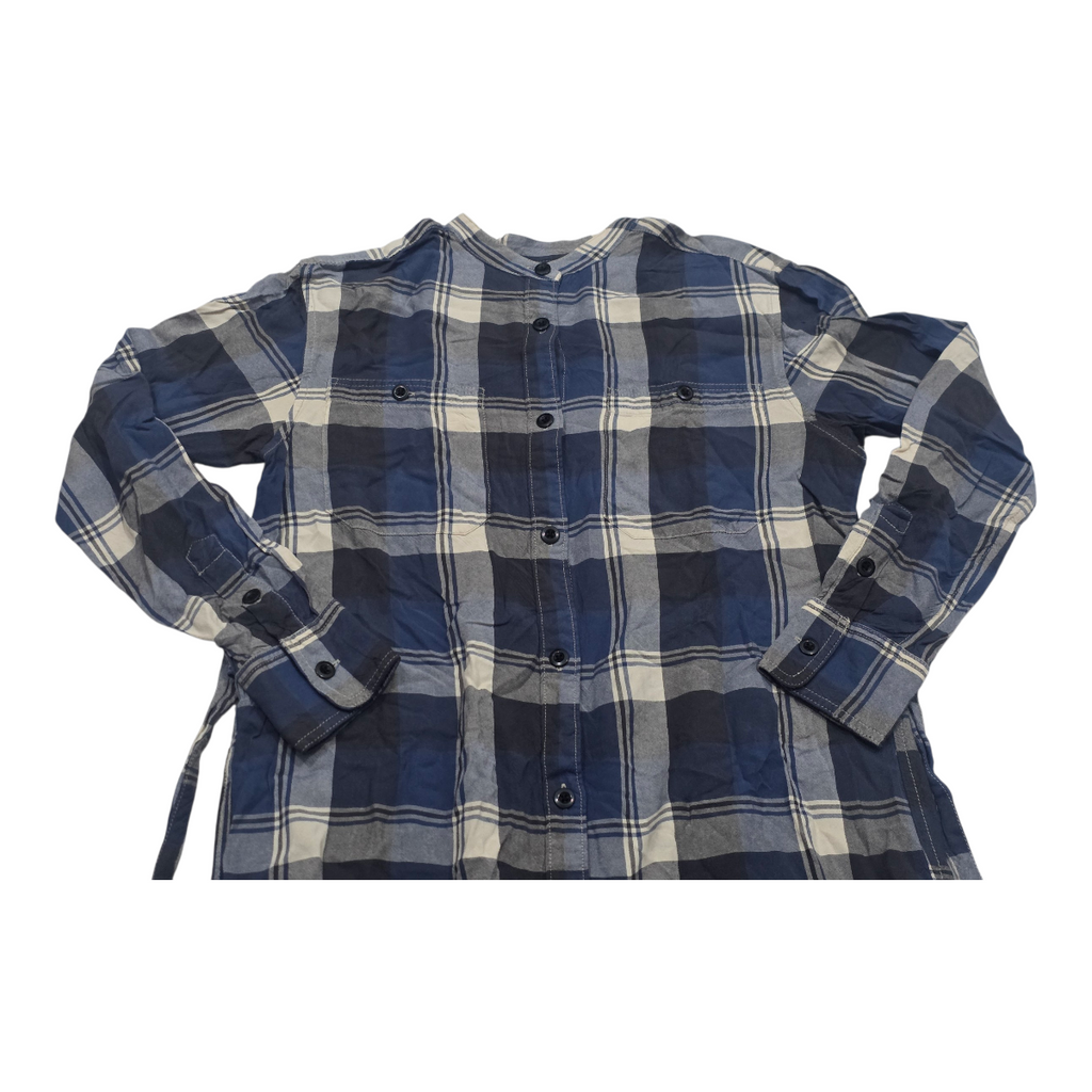 Vestido Ralph Lauren Denim And Supply Azul Cuadros Mao