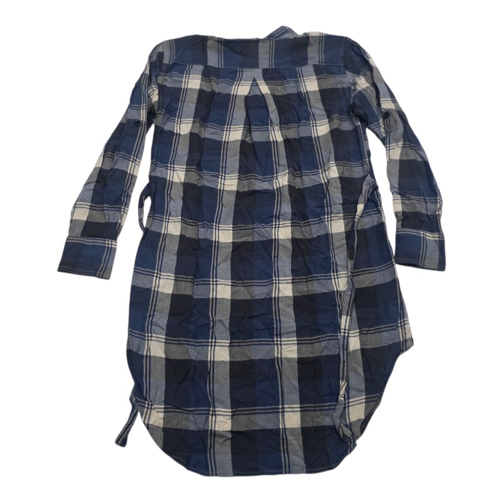 Vestido Ralph Lauren Denim And Supply Azul Cuadros Mao
